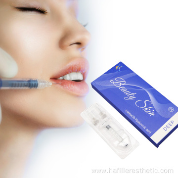 Beauty product hyaluronic acid dermal filler injection